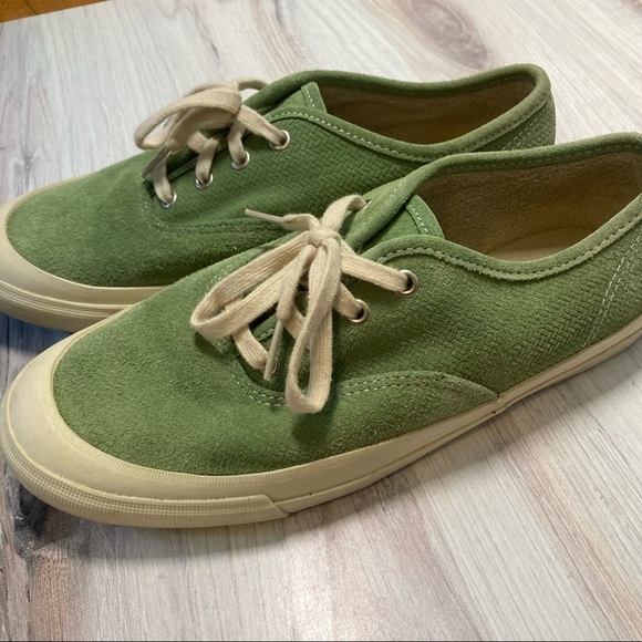 Keds textured Suede Green Sneakers size 8 1/2 - Picture 5 of 9